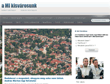 Tablet Screenshot of amikisvarosunk.hu